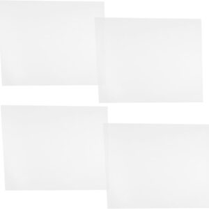 4pcs Litter Box Shield Transparent Splash Guard for Pet Litter Box Enclosure Easy Installation Urine Protector for Open Top Small Animal Toilet Pan